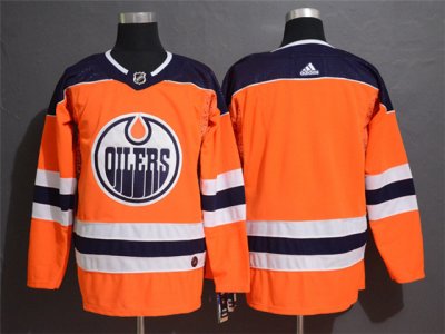 Edmonton Oilers Blank Orange Team Jersey