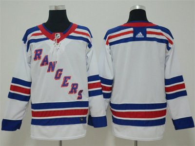 New York Rangers Blank White Team Jersey
