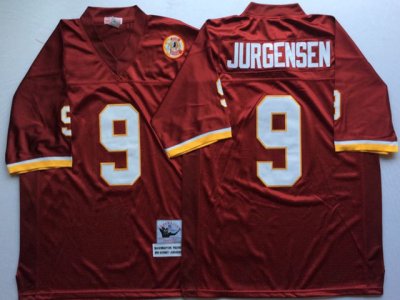 Washington Redskins #9 Sonny Jurgensen 1974 Throwback Burgundy Jersey