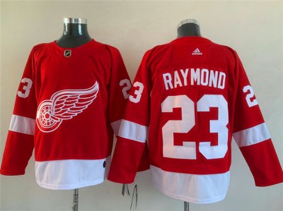 Detroit Red Wings #23 Lucas Raymond Red Jersey