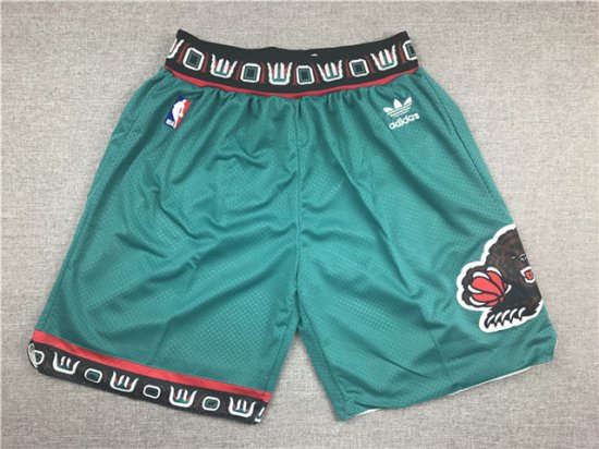 Vancouver Grizzlies Teal Hardwood Classic Basketball Shorts