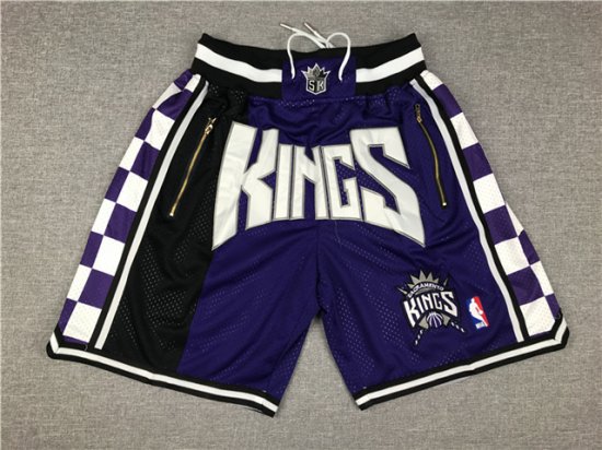 Sacramento Kings Just Don Kings Purple Basketball Shorts|SHORTS45 ...