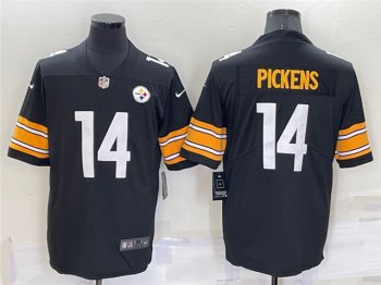 Pittsburgh Steelers #14 George Pickens Black Vapor Limited Jersey