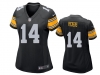 Women's Pittsburgh Steelers #14 George Pickens Black Vapor Limited Jersey