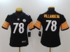 Women's Pittsburgh Steelers #78 Alejandro Villanueva Black Vapor Limited Jersey