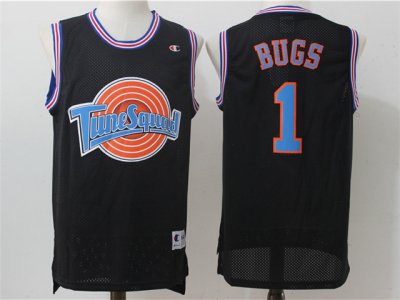 Space Jam Tune Squad #1 Bugs Bunny Black Jersey