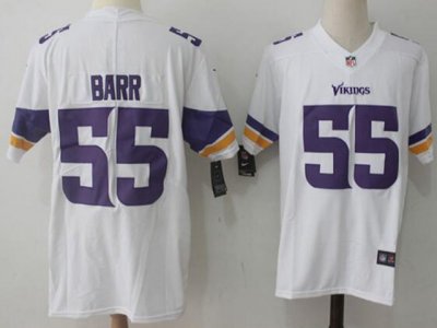 Minnesota Vikings #55 Anthony Barr White Vapor Limited Jersey