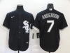 Chicago White Sox #7 Tim Anderson Black 2020 Cool Base Jersey