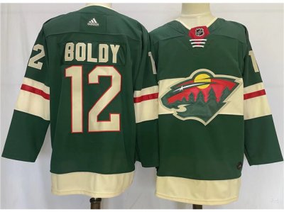 Minnesota Wild #12 Matt Boldy Green Jersey