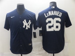 New York Yankees #26 DJ LeMahieu Navy Cool Base Jersey