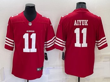 San Francisco 49ers #11 Brandon Aiyuk Red Vapor Limited Jersey