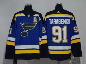 Women's Youth St. Louis Blues #91 Vladimir Tarasenko Home Blue Jersey