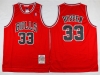 Chicago Bulls #33 Scottie Pippen 1997-98 Red Hardwood Classics Jersey