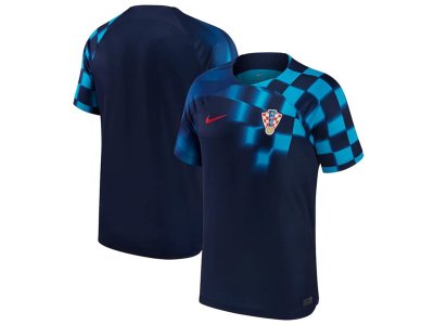 National Croatia #00 Away Blue 2022/23 Soccer Custom Jersey