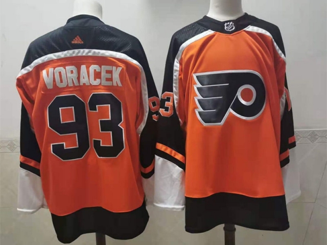 Philadelphia Flyers #93 Jakub Voracek Orange 2021 Reverse Retro Jersey - Click Image to Close