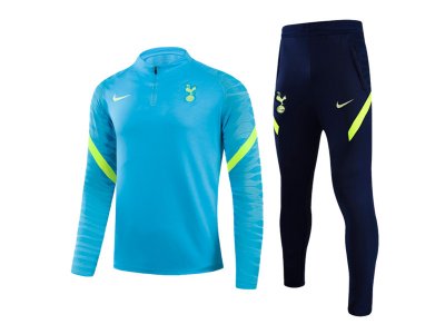Club Tottenham Hotspur 2021/22 Light Blue Zipper Sweat Suit