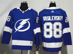 Tampa Bay Lightning #88 Andrei Vasilevskiy Blue Jersey