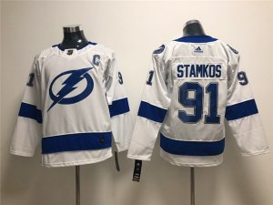 Tampa Bay Lightning #91 Steven Stamkos New Blue Kids Jersey on sale,for  Cheap,wholesale from China