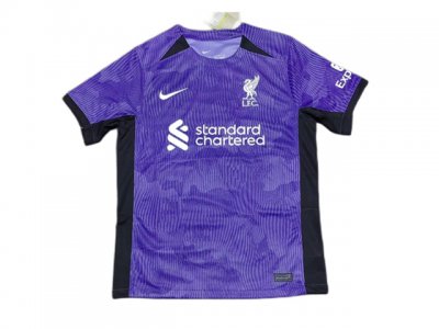 Club Liverpool #00 Third Purple 2023/2024 Soccer Custom Jersey