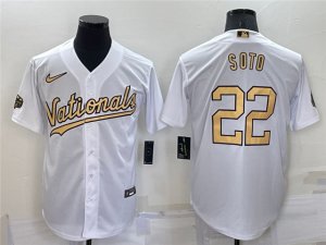 Washington Nationals #22 Juan Soto White 2022 MLB All-Star Game Cool Base Jersey