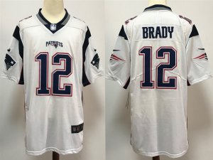 New England Patriots #12 Tom Brady White Vapor Limited Jersey