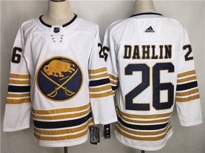 Buffalo Sabres #26 Rasmus Dahlin White 50th Season Jersey