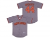 San Francisco Giants #44 Willie McCovey 1973 Throwback Gray Jersey