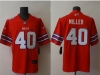 Buffalo Bills #40 Von Miller Red Alternate Vapor Limited Jersey