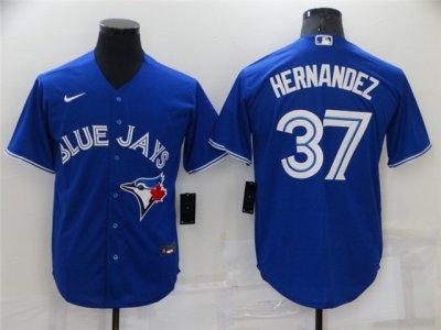 Toronto Blue Jays #37 Teoscar Hernandez Blue Cool Base Jersey