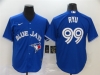 Toronto Blue Jays #99 Hyun-Jin Ryu Blue Cool Base Jersey