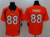 Denver Broncos #88 Demaryius Thomas Orange Vapor Limited Jersey