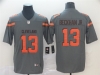 Cleveland Browns #13 Odell Beckham Jr. Gray Inverted Limited Jersey