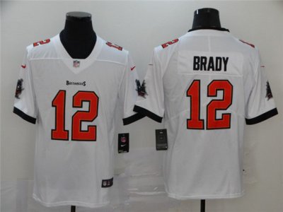 Tampa Bay Buccaneers #12 Tom Brady White Vapor Limited Jersey