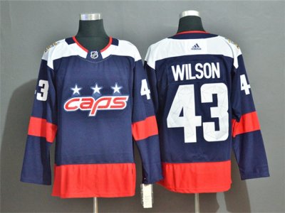 Washington Capitals #43 Tom Wilson Navy 2018 NHL Stadium Series Jersey