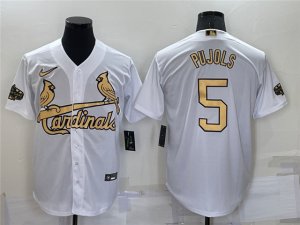 St. Louis Cardinals #5 Albert Pujols White 2022 MLB All-Star Game Cool Base Jersey