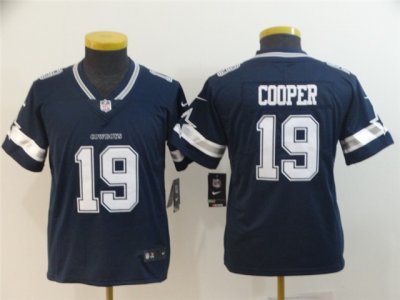 Youth Dallas Cowboys #19 Amari Cooper Blue Vapor Limited Jersey