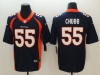 Denver Broncos #55 Bradley Chubb Blue Vapor Limited Jersey