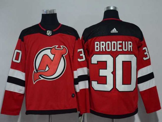 New Jersey Devils #30 Martin Brodeur Red Jersey