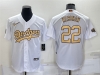Los Angeles Dodgers #22 Clayton Kershaw White 2022 MLB All-Star Game Cool Base Jersey