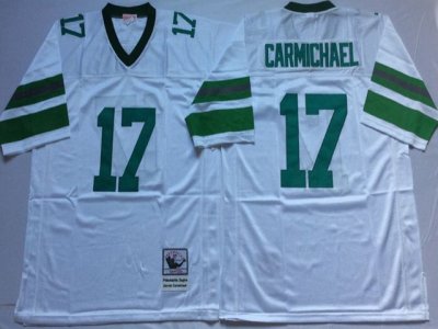 Philadelphia Eagles #17 Harold Carmichael 1980 Throwback White Jersey