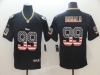 Los Angeles Rams #99 Aaron Donald Black USA Flag Fashion Limited Jersey