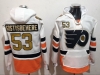 Philadelphia Flyers #53 Shayne Gostisbehere White Pocket Hoodie Jersey