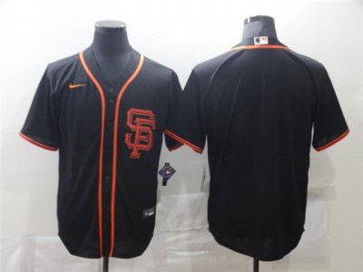 San Francisco Giants Blank Black Cool Base Team Jersey