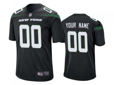 New York Jets #00 Black Vapor Limited Custom Jersey