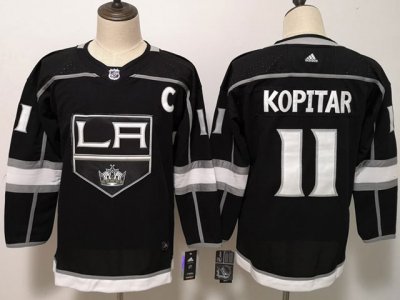 Women's Youth Los Angeles Kings #11 Anze Kopitar Home Black Jersey