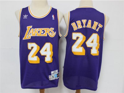 Los Angeles Lakers #24 Kobe Bryant Purple Hardwood Classic Jersey