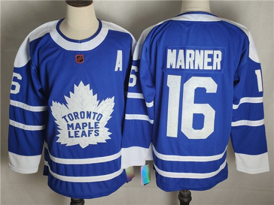 Toronto Maple Leafs #16 Mitchell Marner Blue 2022/23 Reverse Retro Jersey