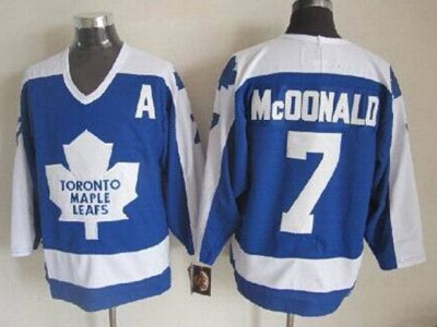 Toronto Maple Leafs #7 Lanny McDonald 1978 CCM Vintage Blue Jersey
