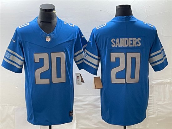 Detroit Lions #20 Barry Sanders Blue Vapor F.U.S.E. Limited Jersey