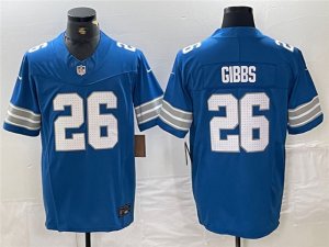 Detroit Lions #26 Jahmyr Gibbs 2024 Blue Vapor F.U.S.E. Limited Jersey